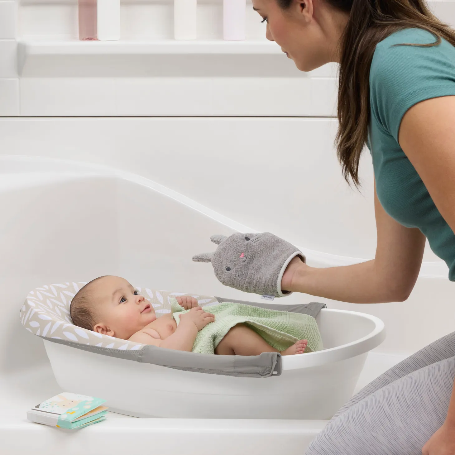 Ingenuity Baignoire 3-en-1 Sylvi Full Comfort Blanc