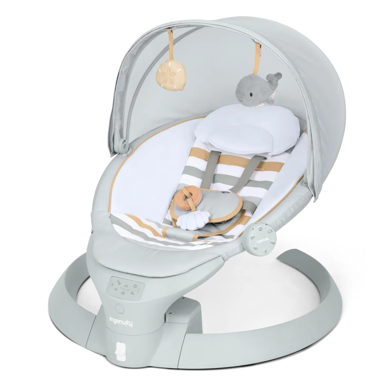 Ingenuity Balancelle avec canopy Inlighten Gris