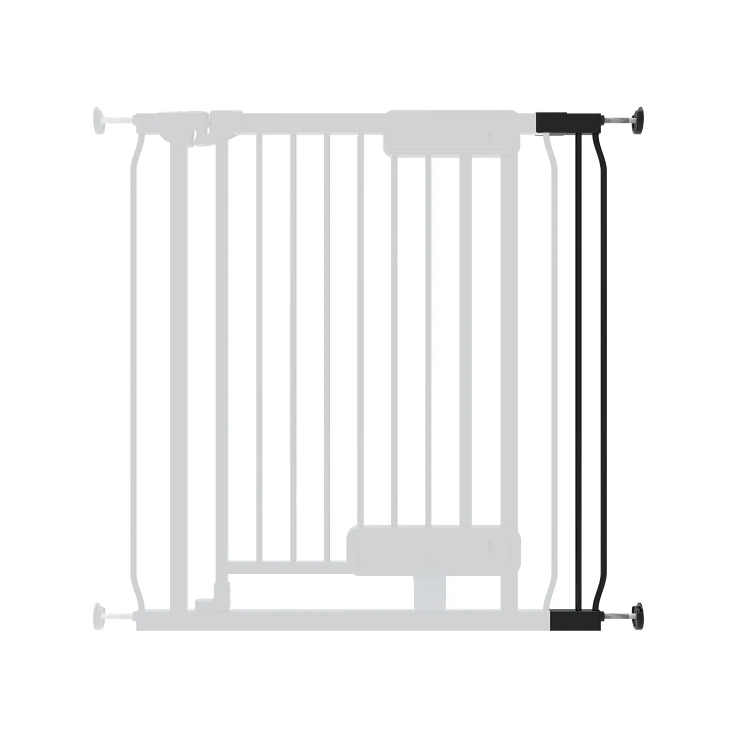 Ingenuity Extension de barrière Hands Free Open Série Doorway Noir