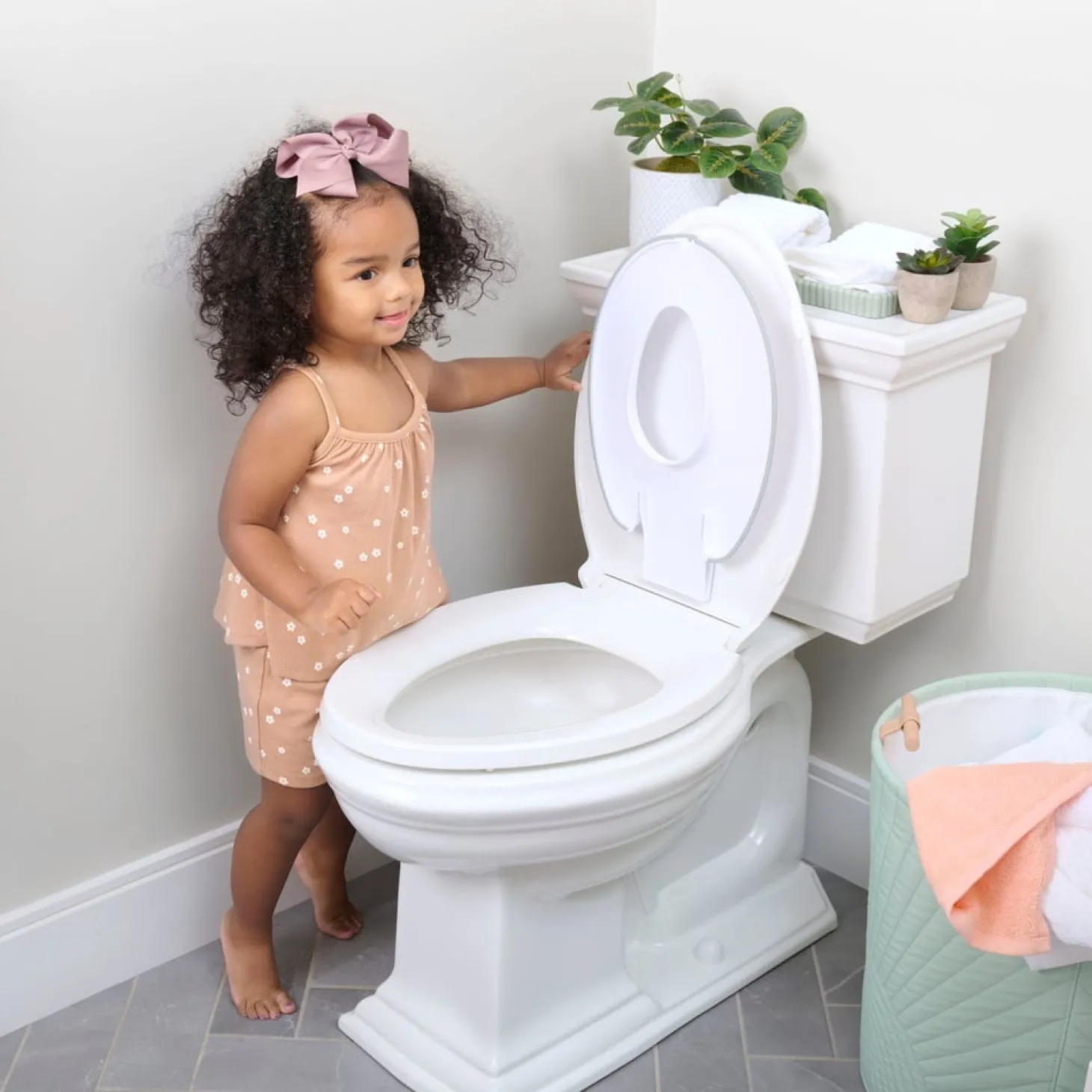 Ingenuity Réducteur de Toilette Flip & Sit Blanc