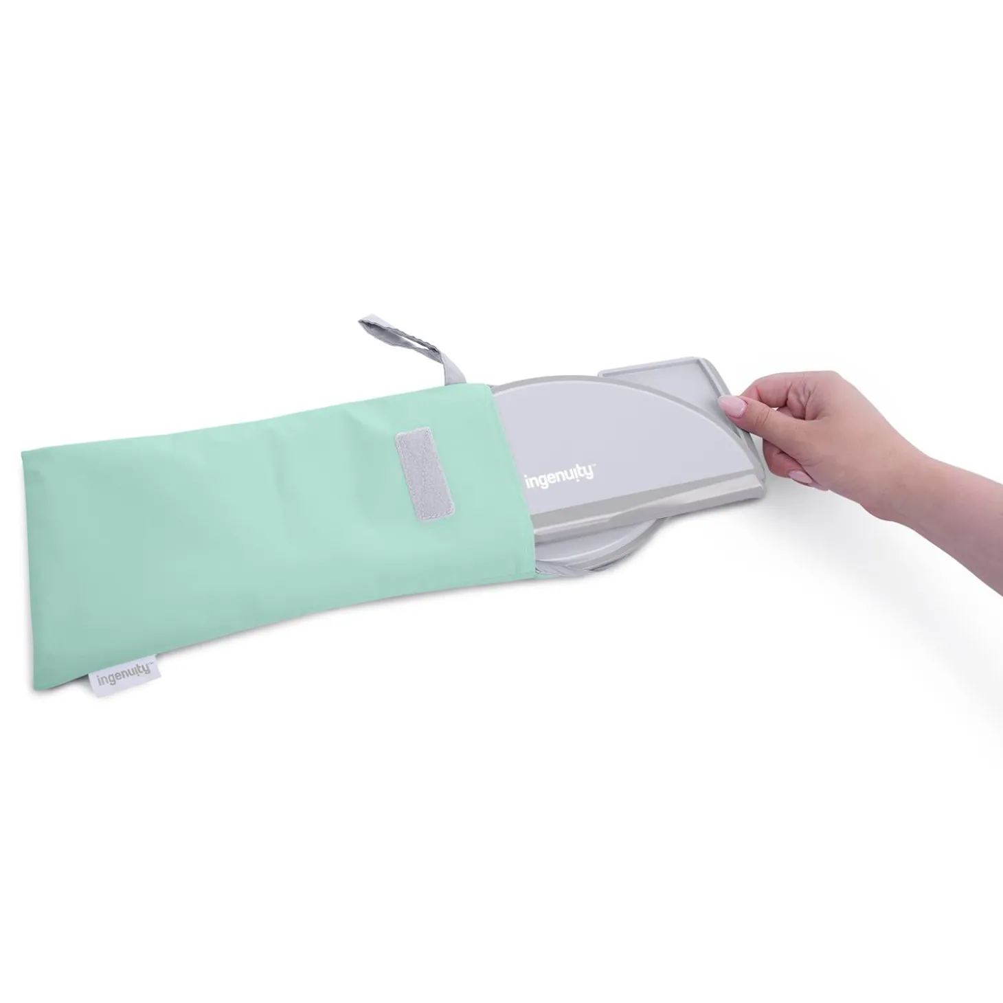 Ingenuity Réducteur de Toilette pliable de voyage Gris