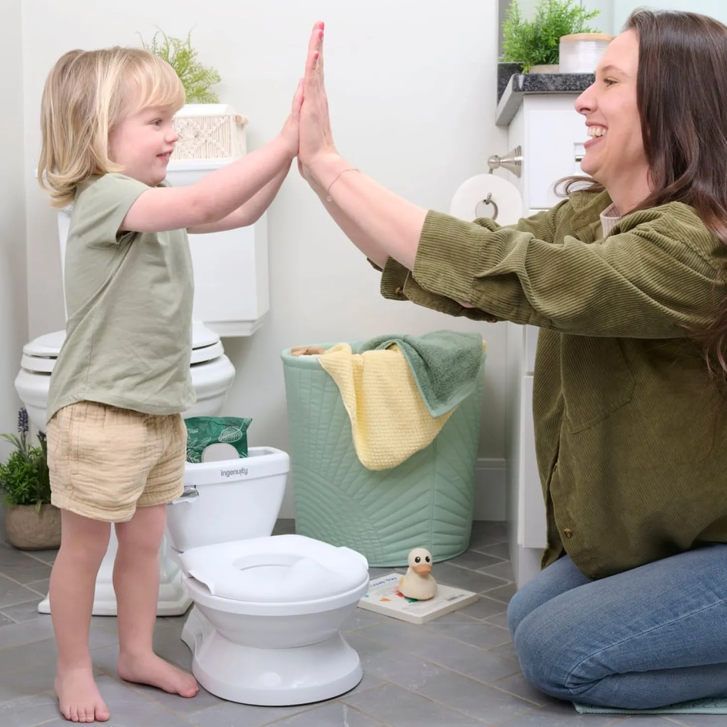 Ingenuity Toilettes miniatures My Size Blanc