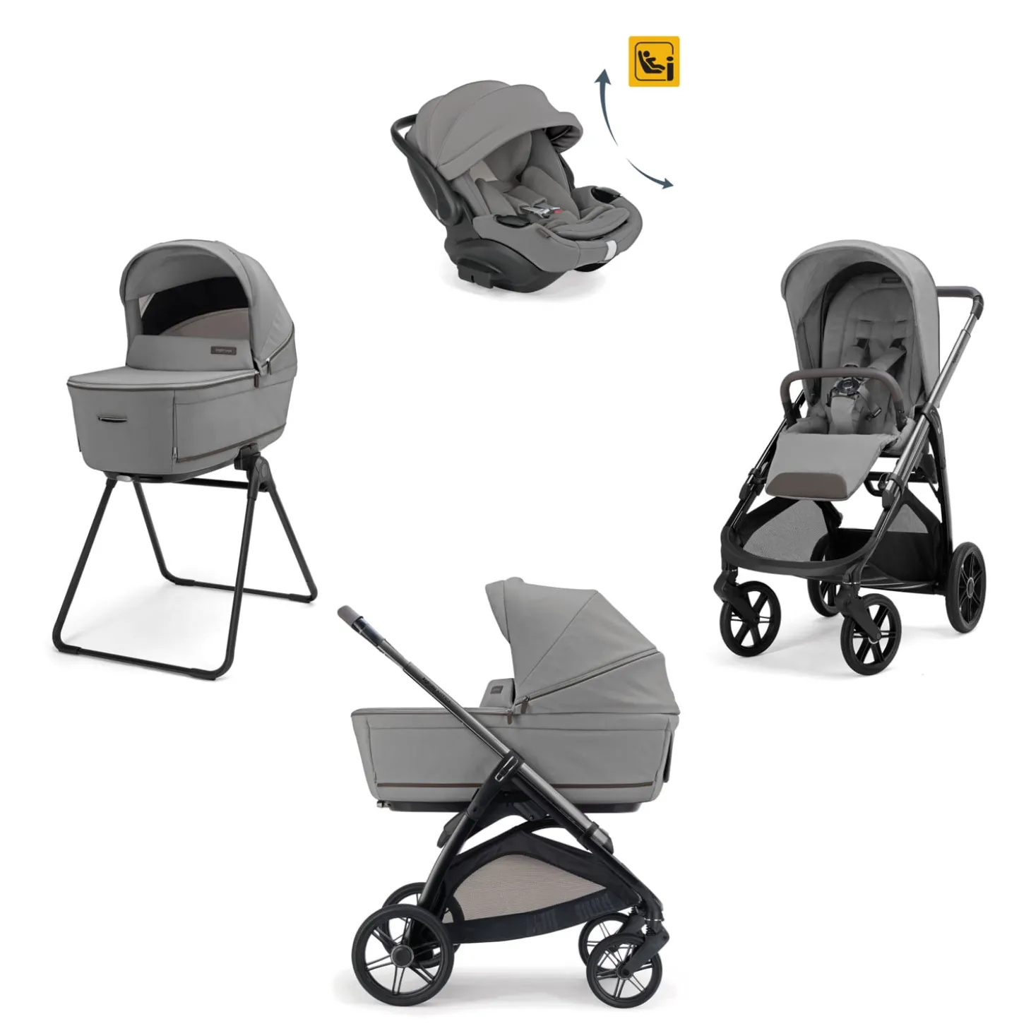 Inglesina Chassis Aptica Litio Black