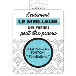 Irréversible Bijoux                    Carte à gratter annonce « Tu vas être tonton »