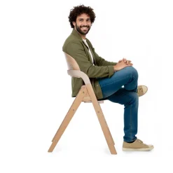 Jané Chaise haute évolutive pliable Forest Sage