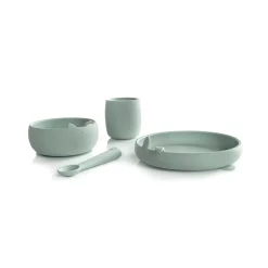 Jané                    Coffret repas en silicone    Mint