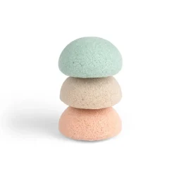 Jané                    Lot de 3 éponges Konjac    Multicolore