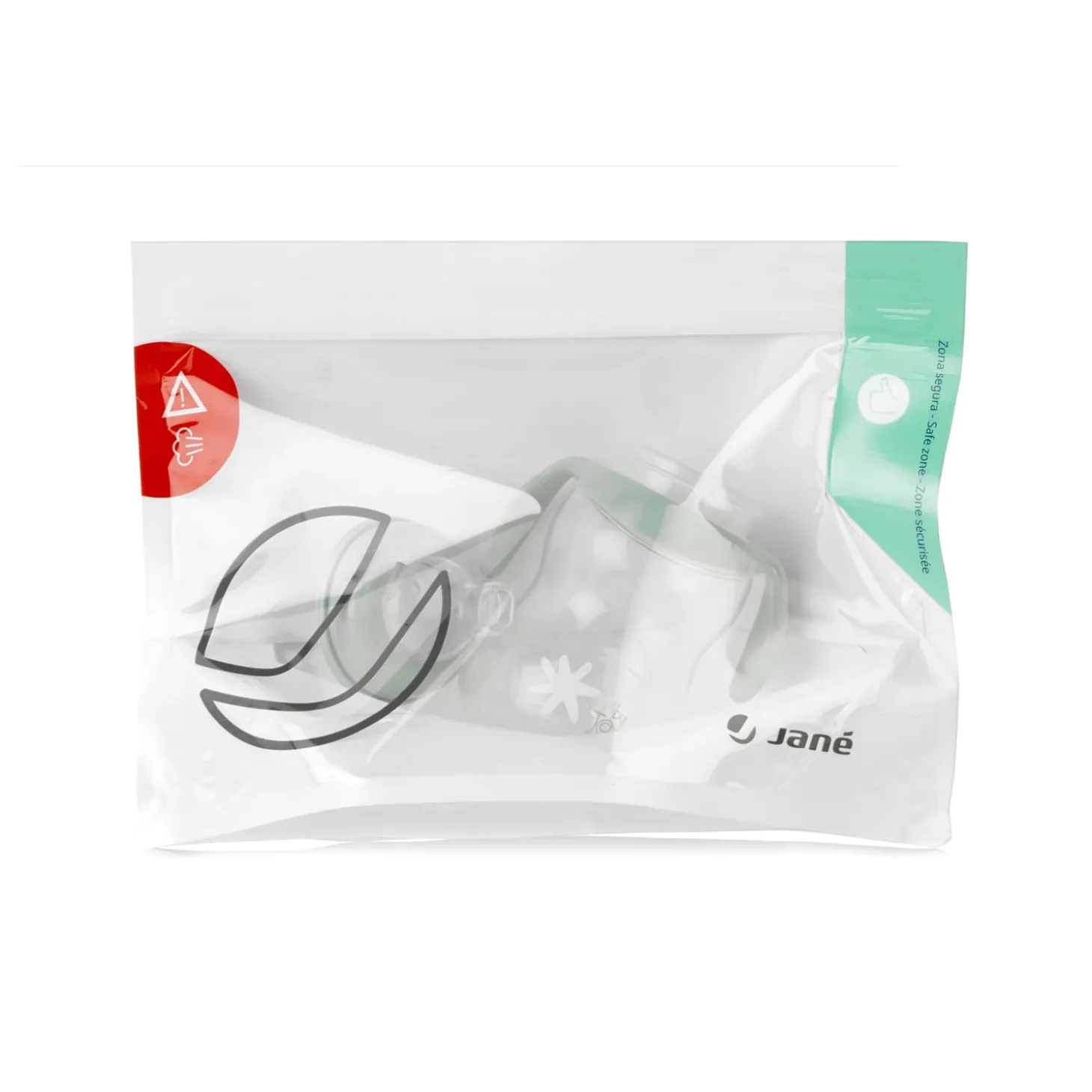Jané Lot de 5 sachets de stérilisation micro-ondes réutilisables White