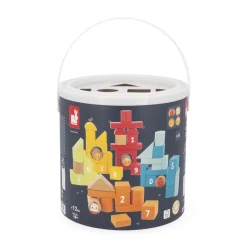 Janod                    Baril 56 Pcs Ferme    Multicolore