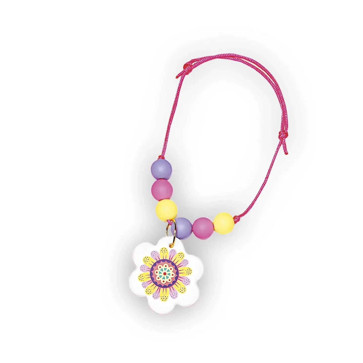 Janod 16 Bijoux Duo d'amitié à Créer Rose/Jaune/Orange