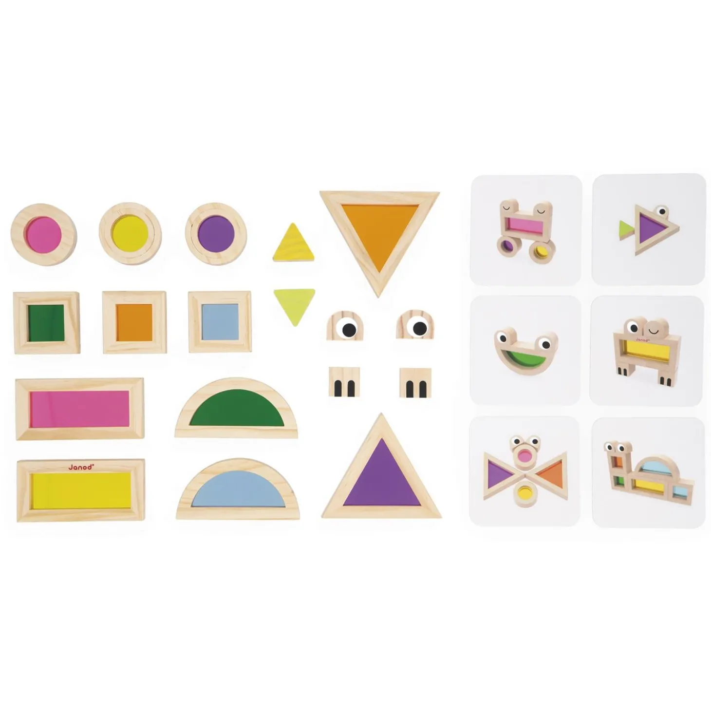 Janod Blocs Translucides Multicolore