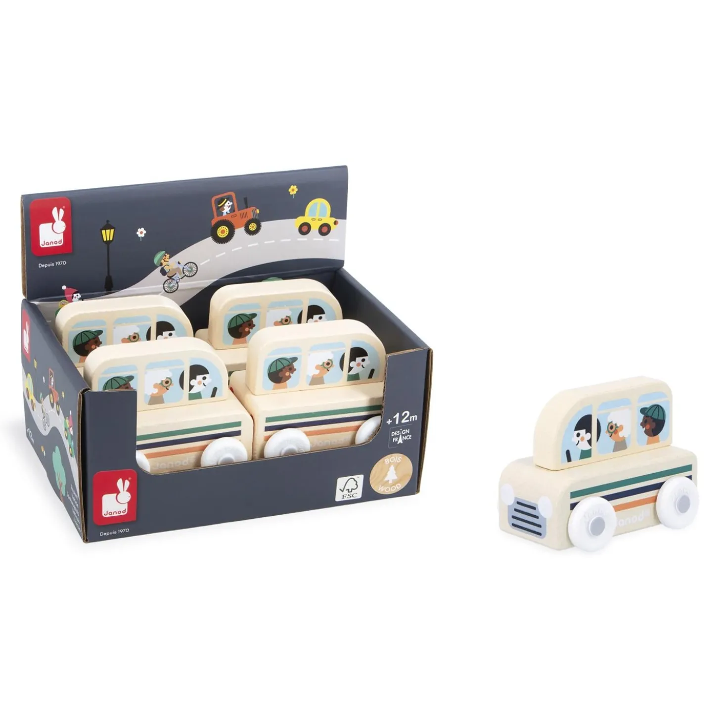 Janod Bus Cross Roads Beige
