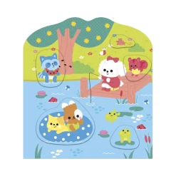 Janod Cahier de Stickers La Campagne Multicolore