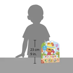 Janod Cahier de Stickers La Campagne Multicolore