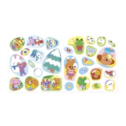 Janod Cahier de Stickers La Campagne Multicolore