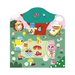 Janod Cahier de Stickers Le Jardin Multicolore