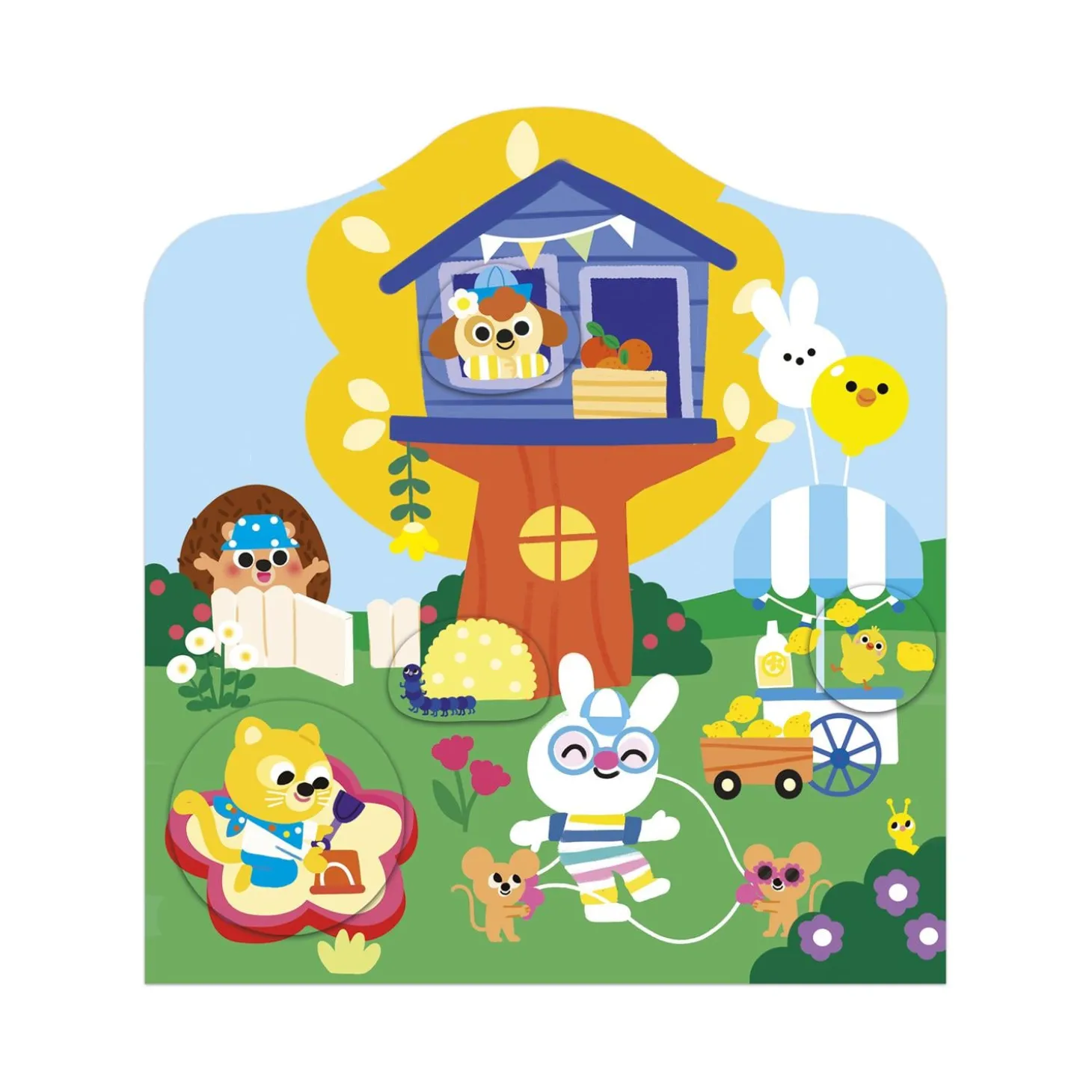 Janod Cahier de Stickers Le Jardin Multicolore