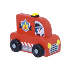 Janod Camion de Pompier Cross Roads Rouge