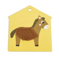 Janod                    7 cartes tactiles Les animaux de la ferme    Multicolore