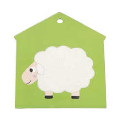 Janod                    7 cartes tactiles Les animaux de la ferme    Multicolore