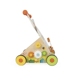 Janod Chariot Lapin Ferme Multicolore