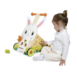 Janod                    Chariot Lapin Ferme    Multicolore