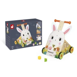 Janod                    Chariot Lapin Ferme    Multicolore