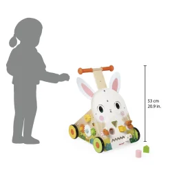 Janod                    Chariot Lapin Ferme    Multicolore