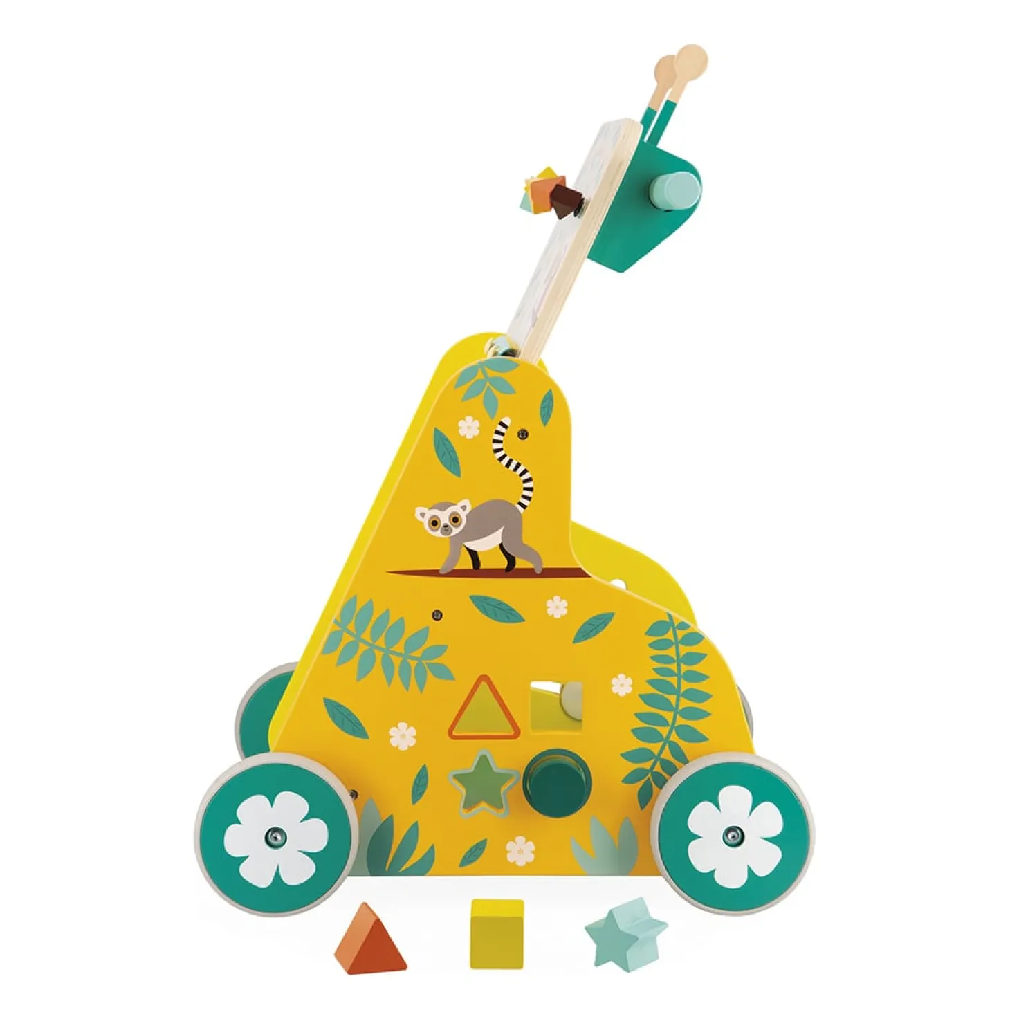 Janod Chariot multi-activités Tropik Multicolore