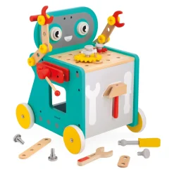 Janod                    Chariot robot Brico'kids    Multicolore