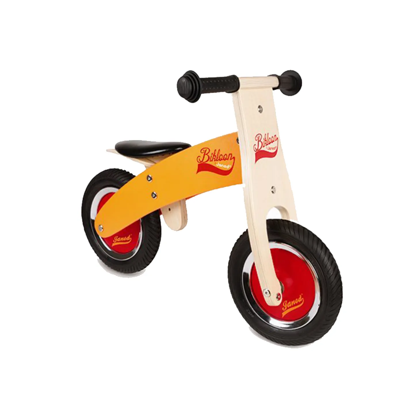 Janod Draisienne Little Bikloon Orange Et Rouge
