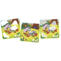 Janod Feutre Magique Animaux Calins Multicolore