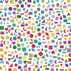 Janod 300 Gommettes Formes Géometriques Multicolore