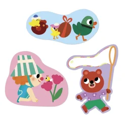 Janod 50 Grandes Gommettes Printemps Multicolore