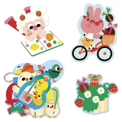 Janod                    50 Grandes Gommettes Printemps    Multicolore