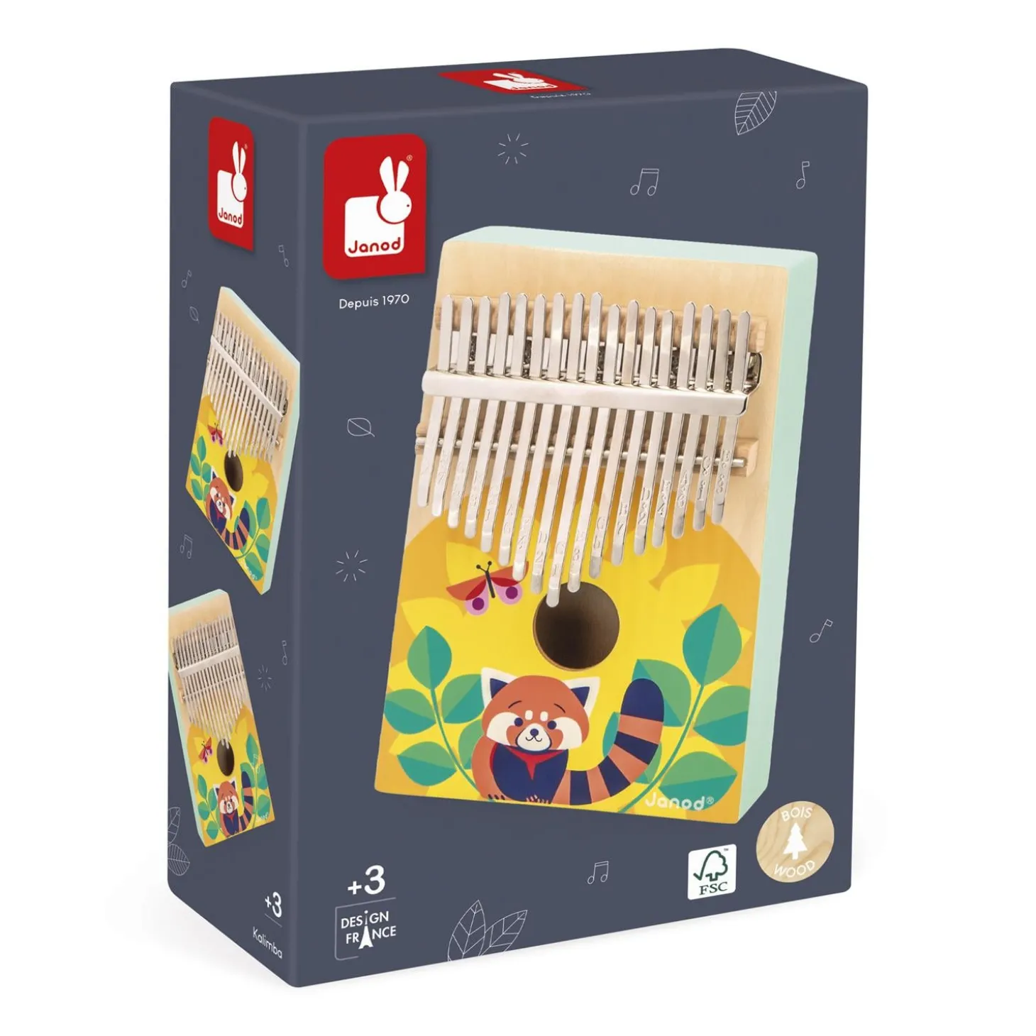 Janod Instrument de musique Kalimba Gioia Multicolore