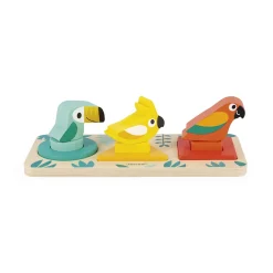 Janod                    Jeu de formes à empiler Oiseaux tropicaux    Multicolore