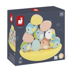 Janod                    Jeu d'équilibre Pure Oiseaux    Multicolore