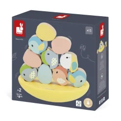 Janod                    Jeu d'équilibre Pure Oiseaux    Multicolore