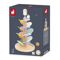 Janod Jeu éducatif Descendeur Oiseau Multicolore
