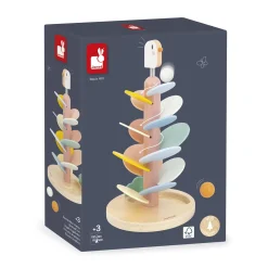 Janod Jeu éducatif Descendeur Oiseau Multicolore