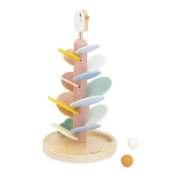 Janod Jeu éducatif Descendeur Oiseau Multicolore