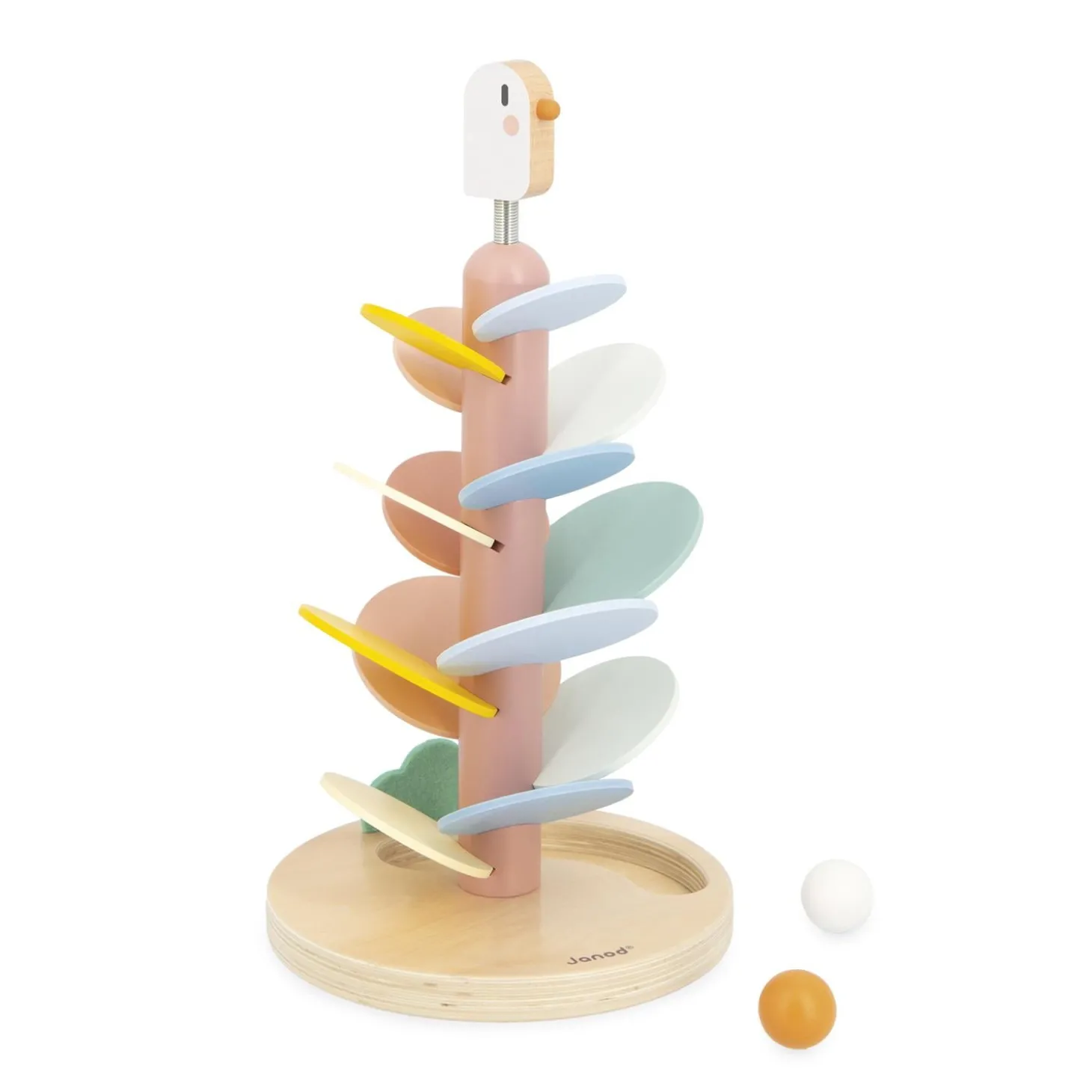 Janod Jeu éducatif Descendeur Oiseau Multicolore