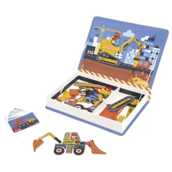 Janod                    Jeu éducatif Magneti'Book Construction    Multicolore
