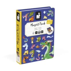 Janod                    Jeu éducatif Magneti'Book Dragons    Violet