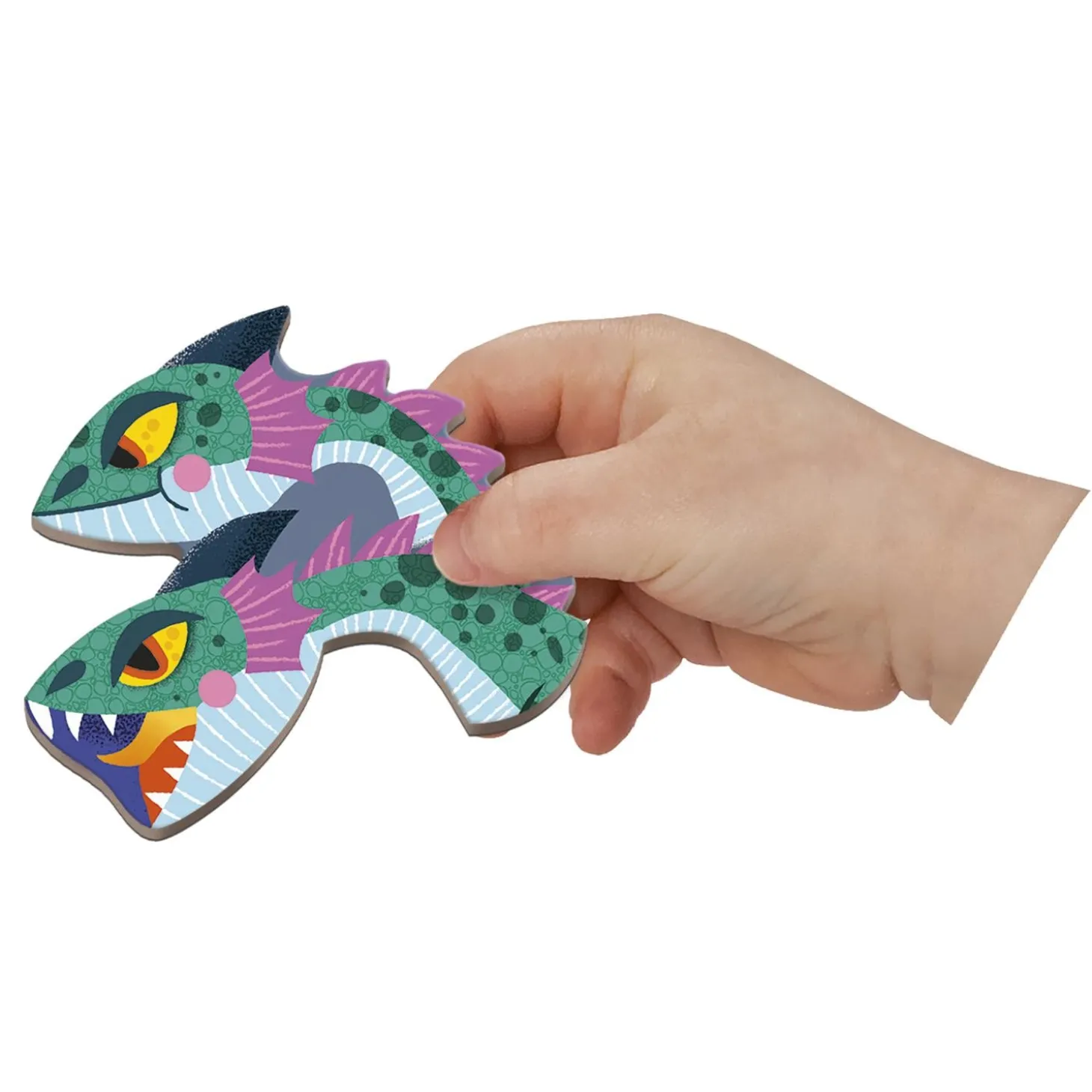 Janod Jeu éducatif Magneti'Book Dragons Violet