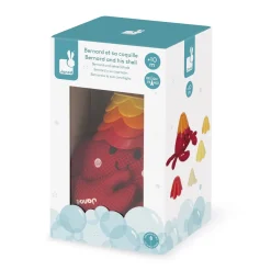 Janod Jouet de bain Bernard et sa coquille Multicolore