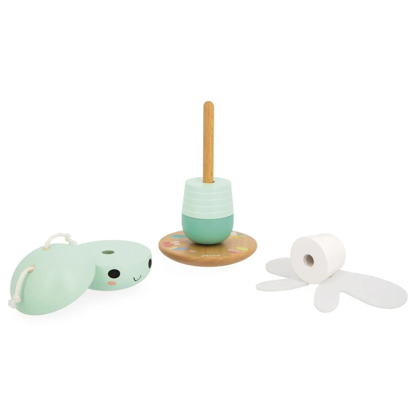 Janod Jouet Pure Empilable Libellule Vert