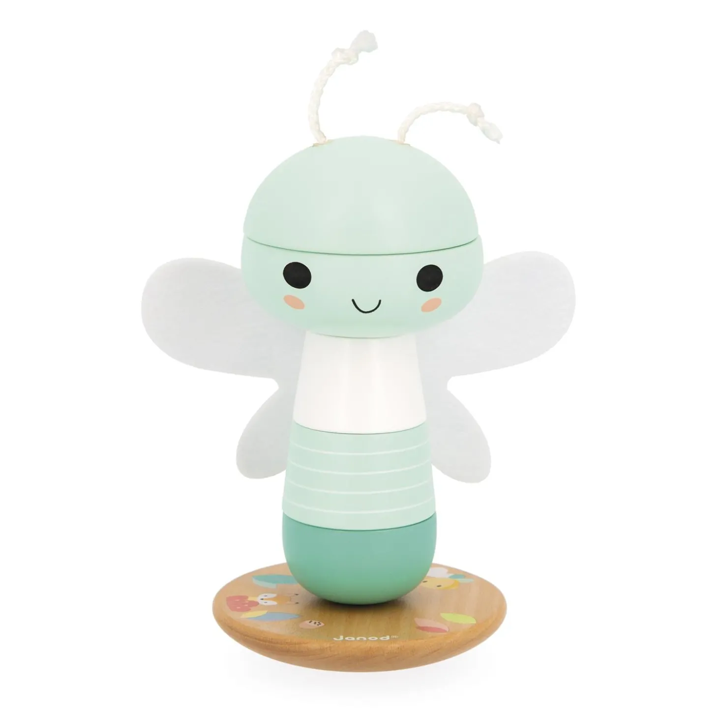 Janod Jouet Pure Empilable Libellule Vert
