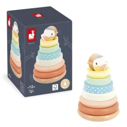 Janod Jouet Pure Empilable Nid Multicolore